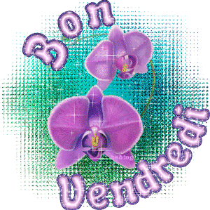 Gif animé Bon vendredi fleurs